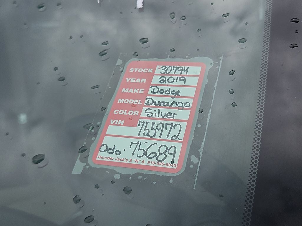 2019 Dodge Durango SXT Plus