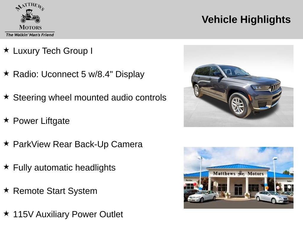 2022 Jeep Grand Cherokee L Laredo