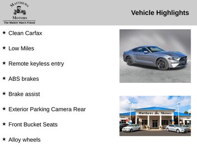 2022 Ford Mustang EcoBoost