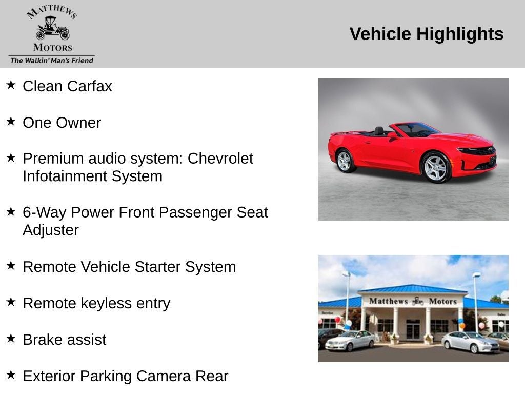 2023 Chevrolet Camaro 1LT