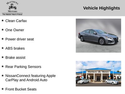 2023 Nissan Altima 2.5 SV