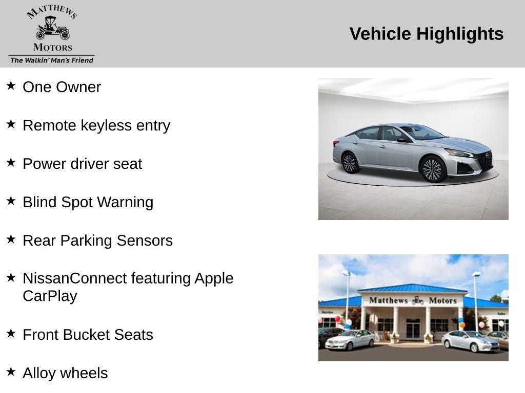 2024 Nissan Altima 2.5 SV