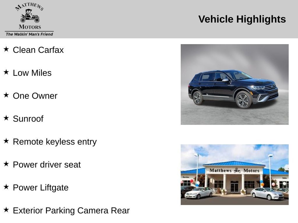 2024 Volkswagen Tiguan 2.0T Wolfsburg Edition