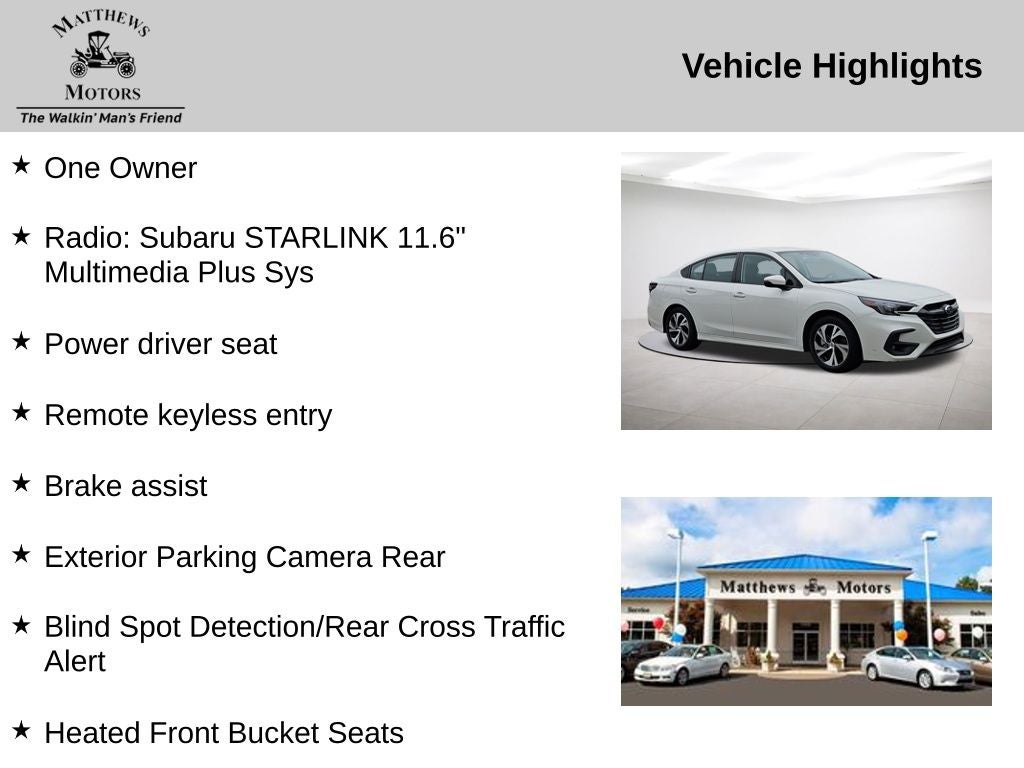 2024 Subaru Legacy Premium