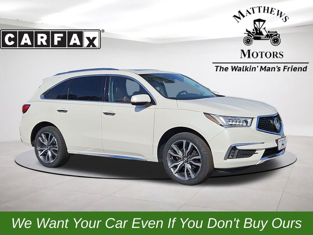 2019 Acura MDX 3.5L Advance Package SH-AWD