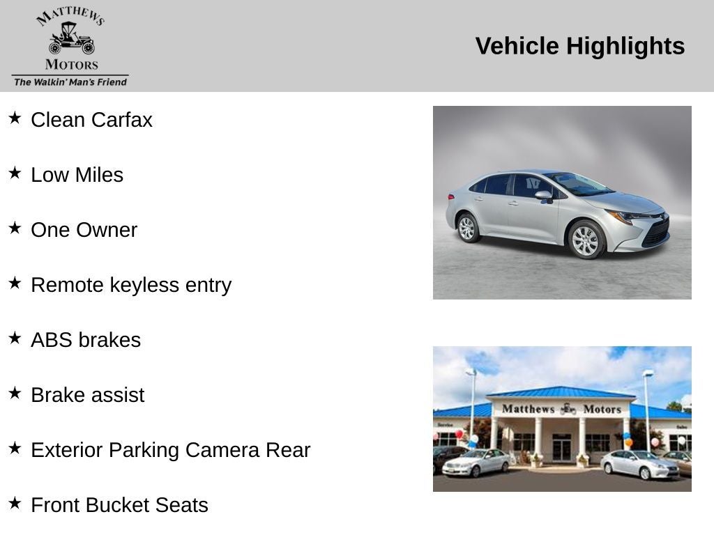 2024 Toyota Corolla LE