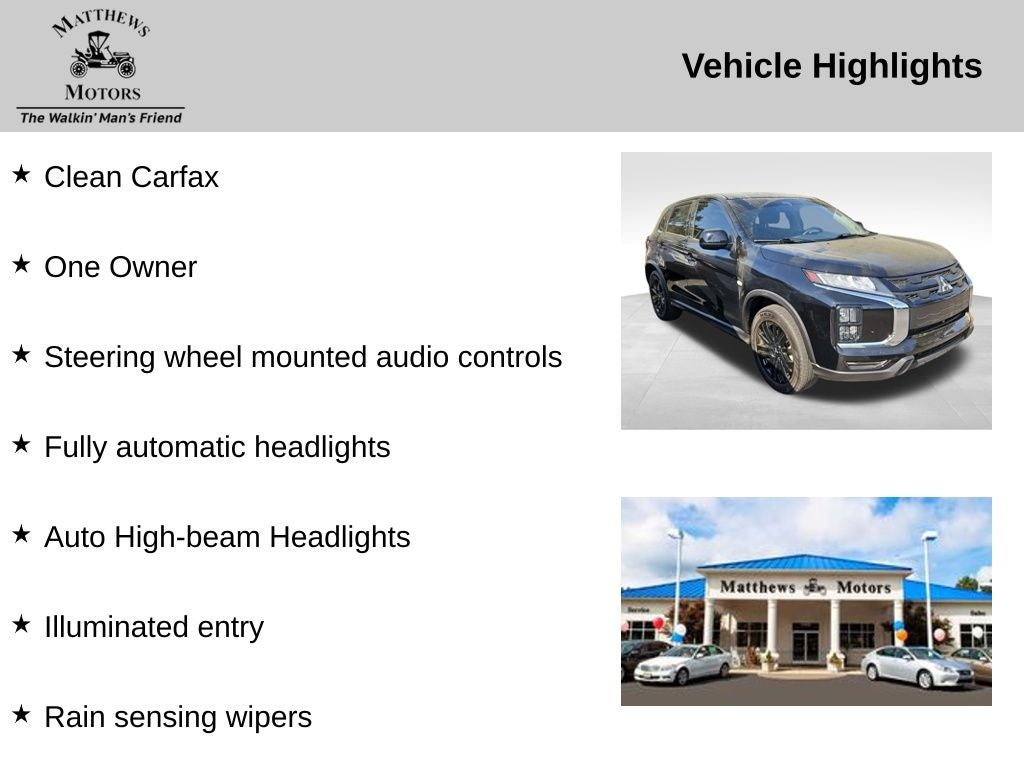 2025 Mitsubishi Outlander Sport 2.0 LE