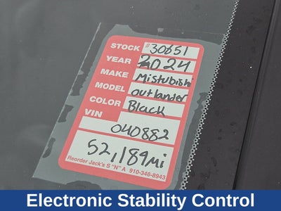 2024 Mitsubishi Outlander SE Black Edition