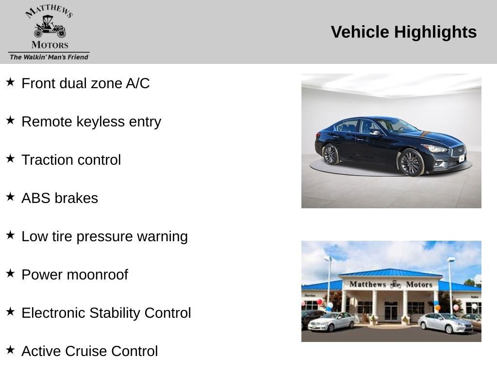 2022 INFINITI Q50 Luxury