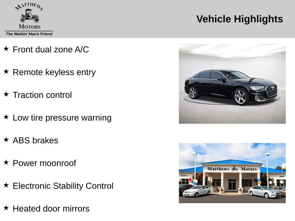 2024 Audi A6 Premium Plus W/Executive Package quattro