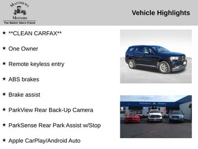 2019 Dodge Durango SXT Plus