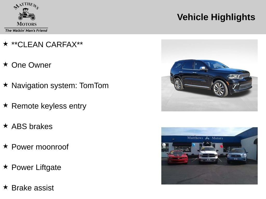 2022 Dodge Durango Citadel