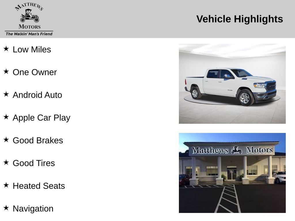 2024 RAM 1500 Laramie HEMI 5.7L 2WD Crew Cab