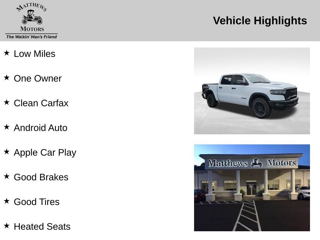 2025 RAM 1500 Rebel Crew Cab 4x4