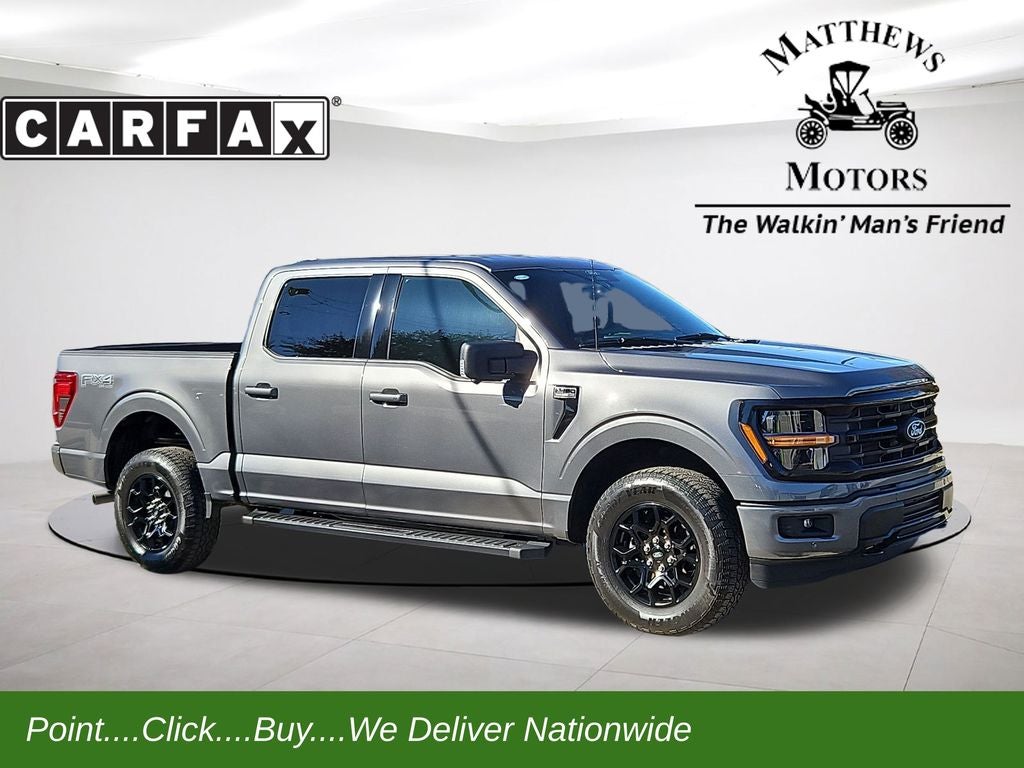 2024 Ford F-150 XLT 4WD SuperCrew FX4 5.0L w/ Black Appearance Pkg