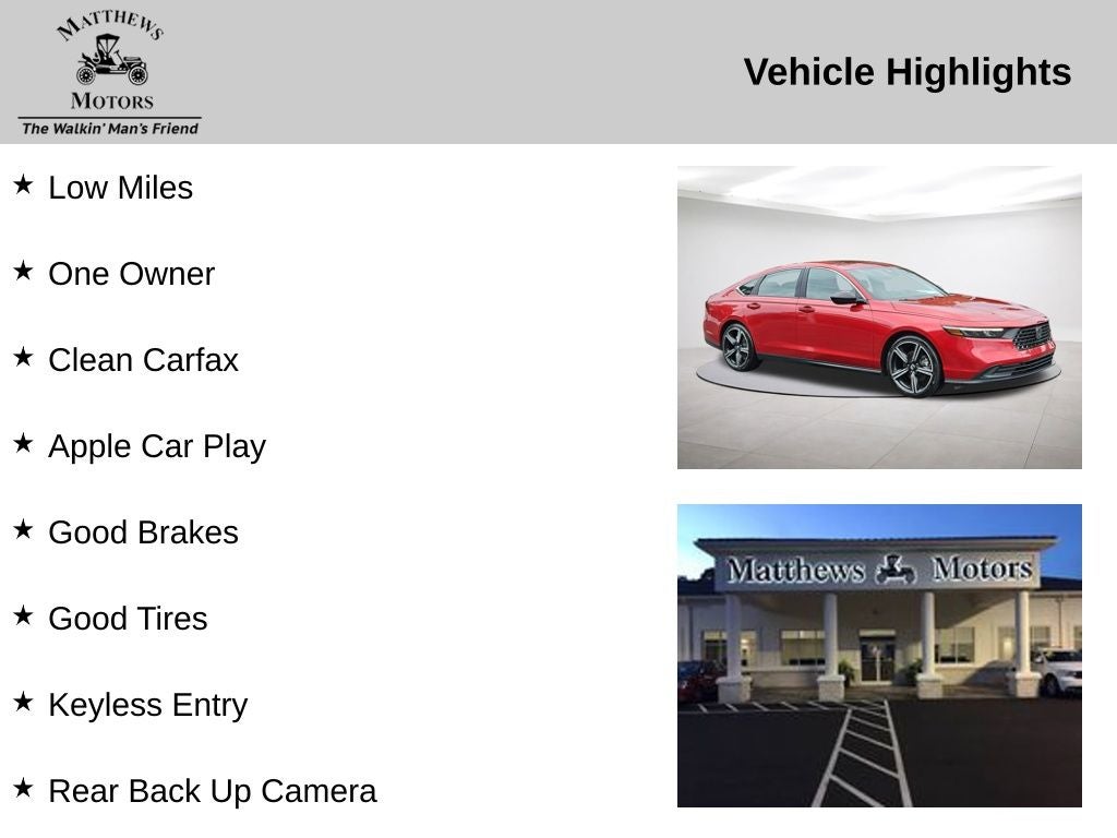 2023 Honda Accord Hybrid Sport