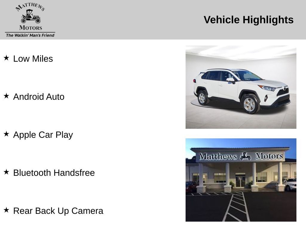 2020 Toyota RAV4 XLE