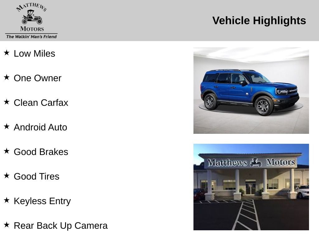 2024 Ford Bronco Sport Big Bend