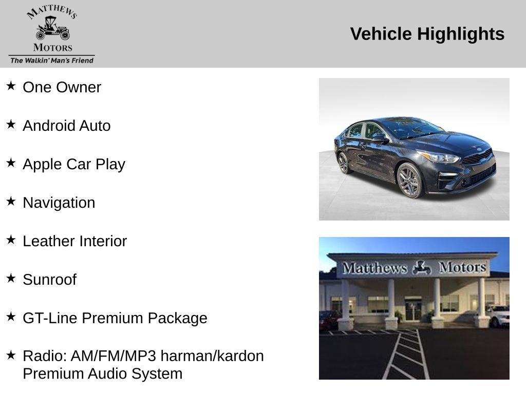 2021 Kia Forte GT-Line