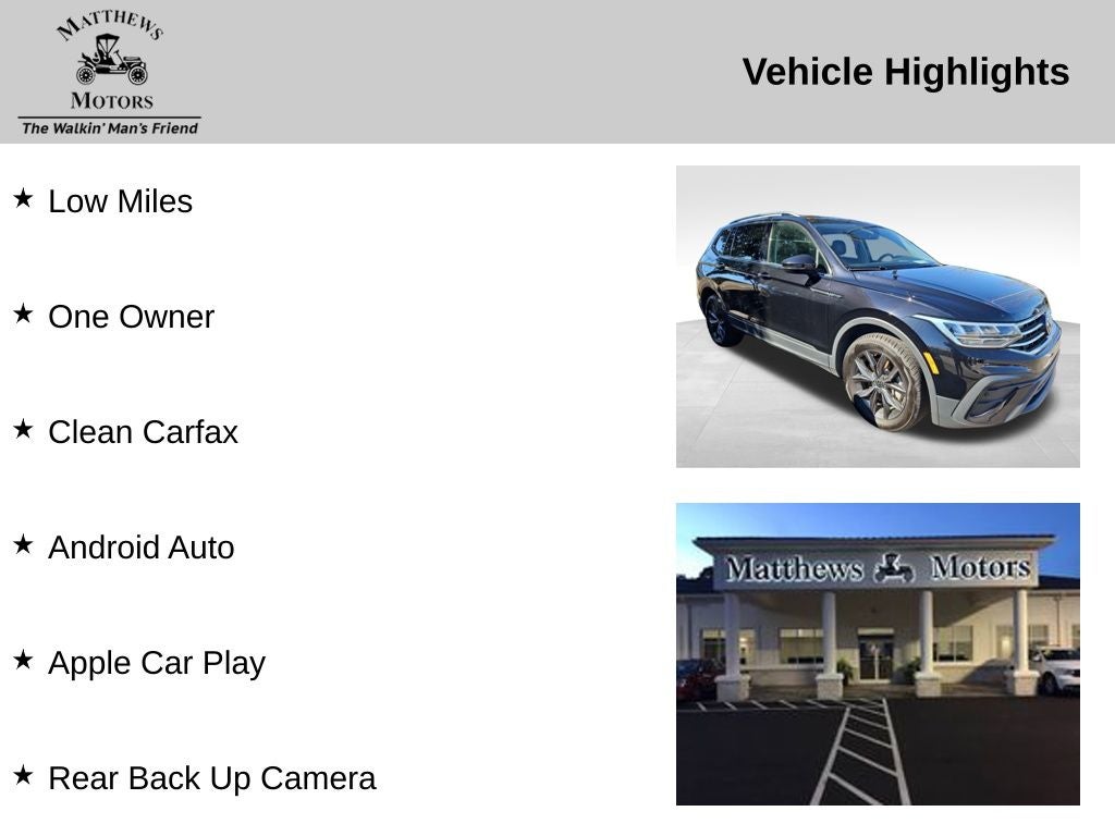 2024 Volkswagen Tiguan 2.0T SE