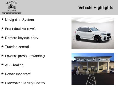 2023 BMW X5 xDrive40i M-Sport w/ Executive Pkg. & Panoramic Su
