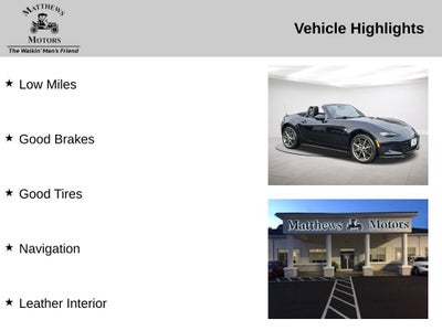 2017 Mazda Mazda Miata Grand Touring