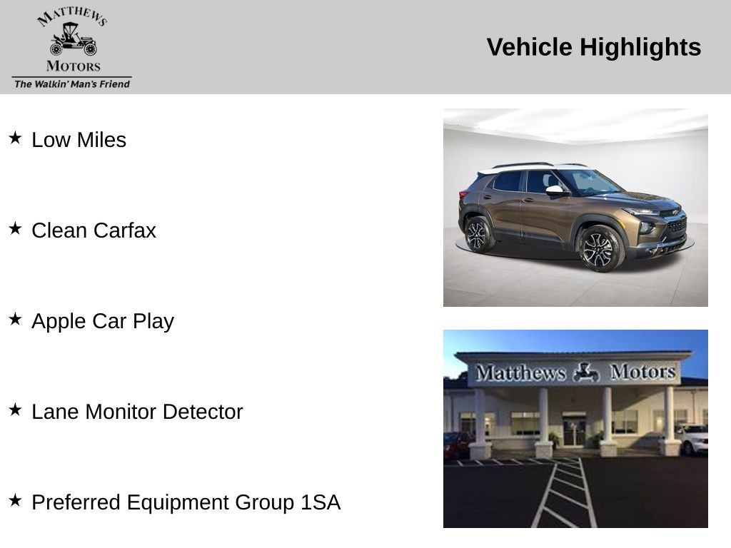 2021 Chevrolet TrailBlazer ACTIV