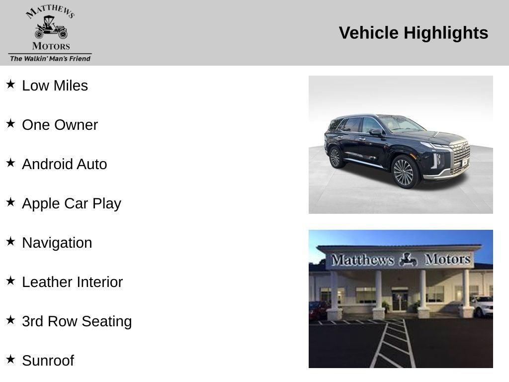 2024 Hyundai Palisade Calligraphy