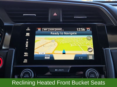 2018 Honda Civic EX-L w/ Nav & Sunroof w/Navigation