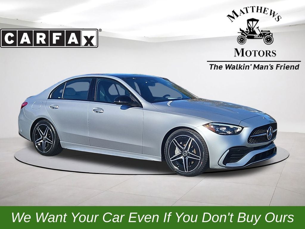 2023 Mercedes-Benz C-300 4MATIC® AMG® Line w/ Night Pkg. Nav & Panorama C 300 4MATIC®