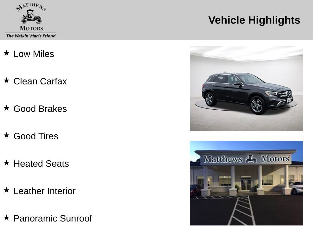 2021 Mercedes-Benz GLC GLC 300 4MATIC®