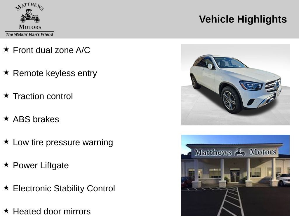 2022 Mercedes-Benz GLC GLC 300 4MATIC®