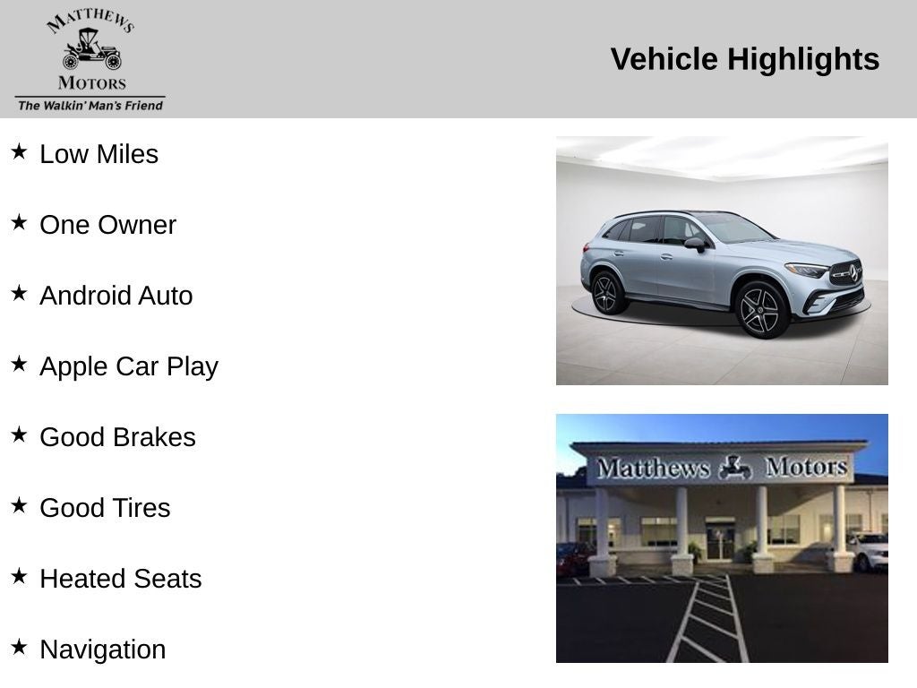 2024 Mercedes-Benz GLC GLC 300 4MATIC®